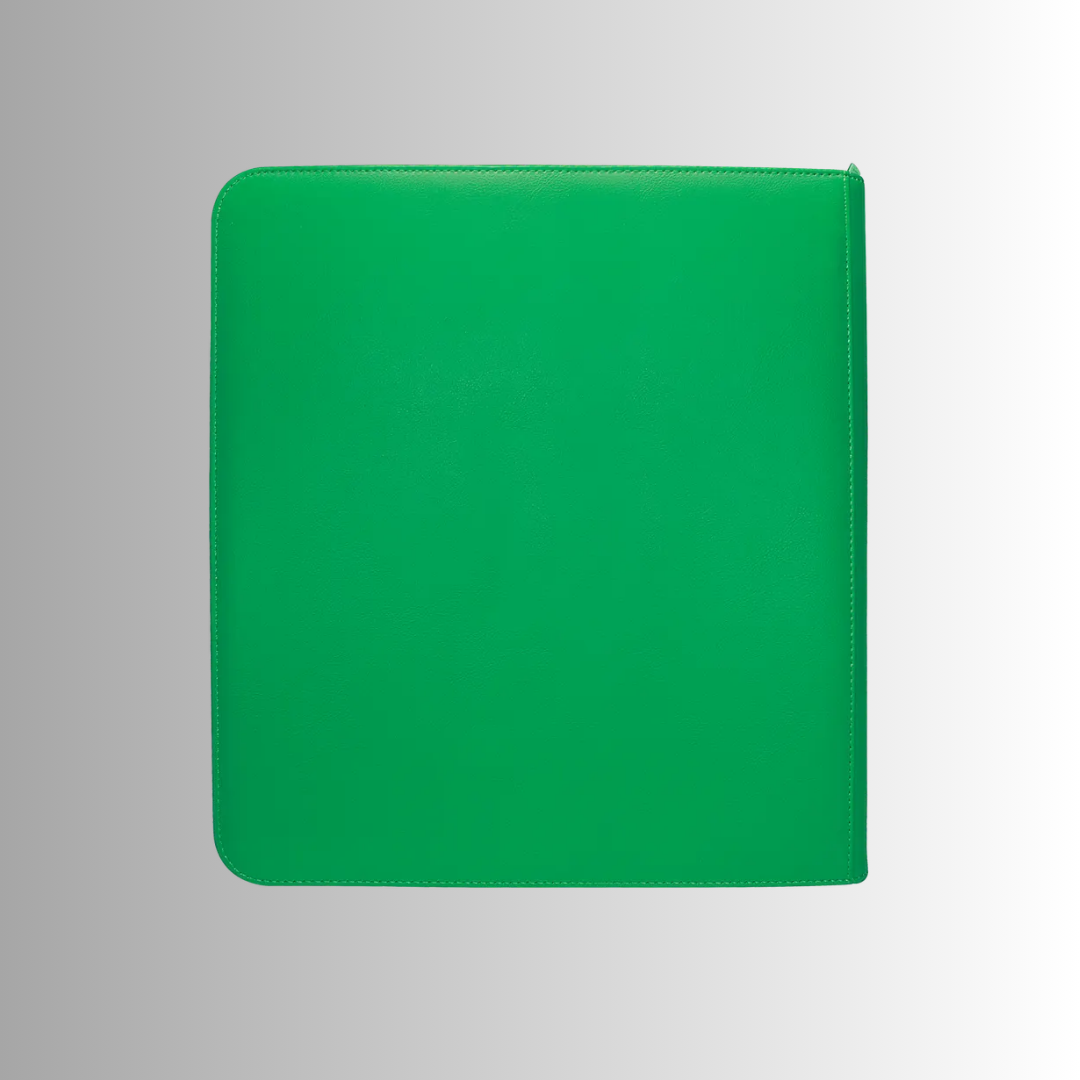 Ultra PRO Green Vivid 12-Pocket Zippered PRO-Binder