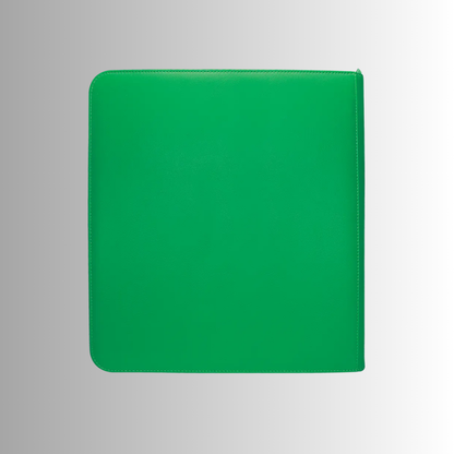 Ultra PRO Green Vivid 12-Pocket Zippered PRO-Binder