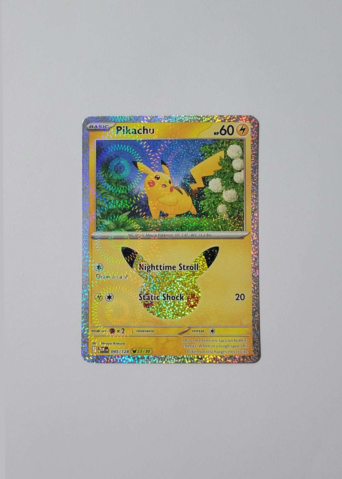 Pikachu 045/128 (23/30) - 30th Celebration