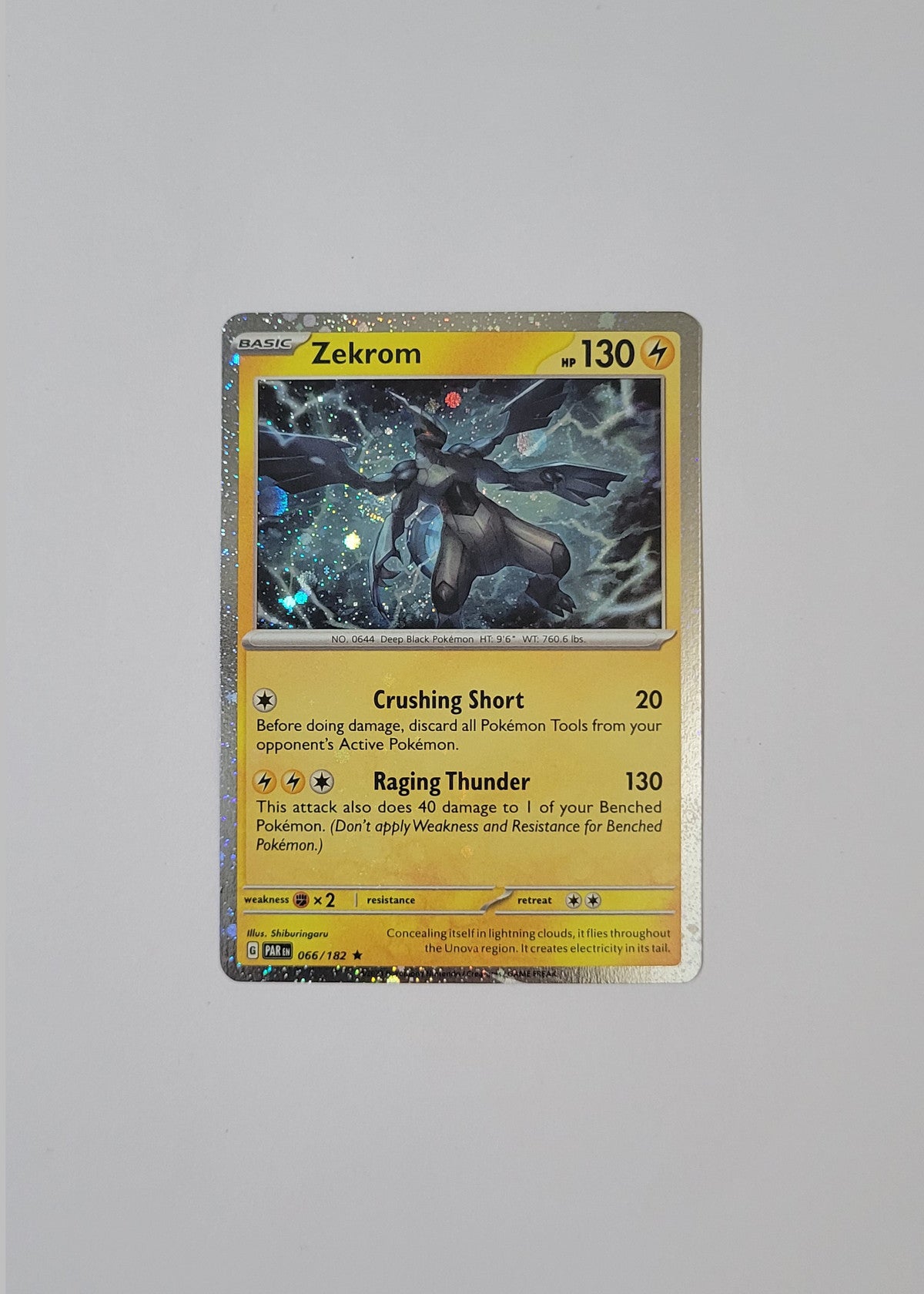 Zekrom 066/182 (Cosmos Holo) - Paradox Rift
