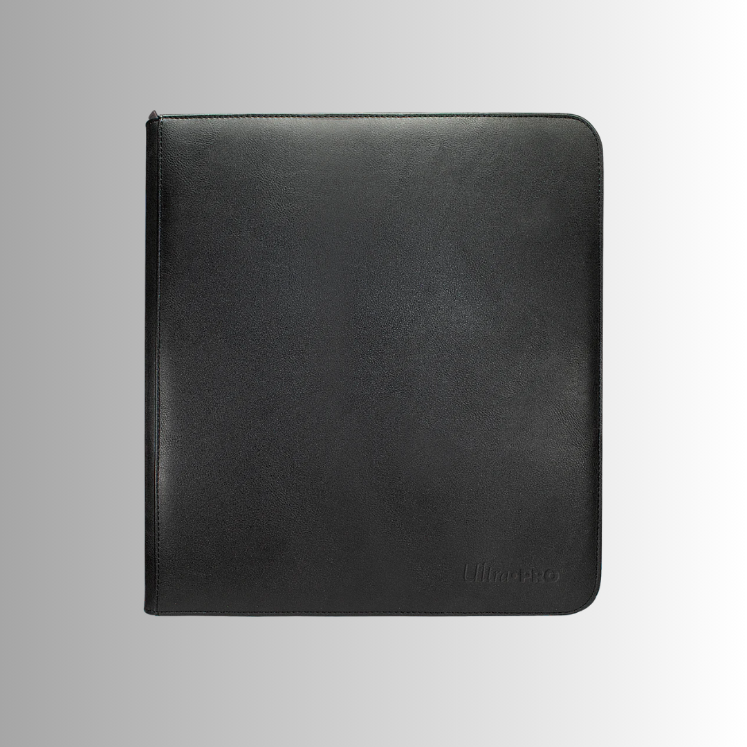 Ultra PRO Black Vivid 12-Pocket Zippered PRO-Binder