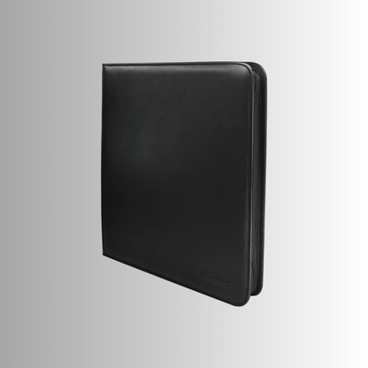 Ultra PRO Black Vivid 12-Pocket Zippered PRO-Binder