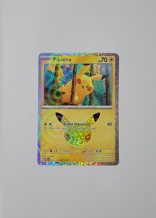 Pikachu 036/128 (14/30) - 30th Celebration