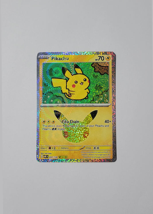Pikachu 034/128 (12/30) - 30th Celebration