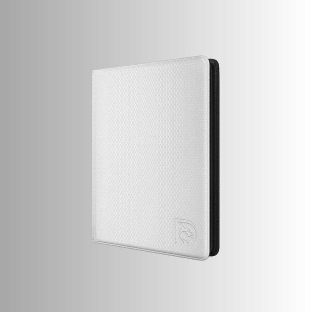 Dragonscale Z9: 9-Pocket Card Binder - Ivory White