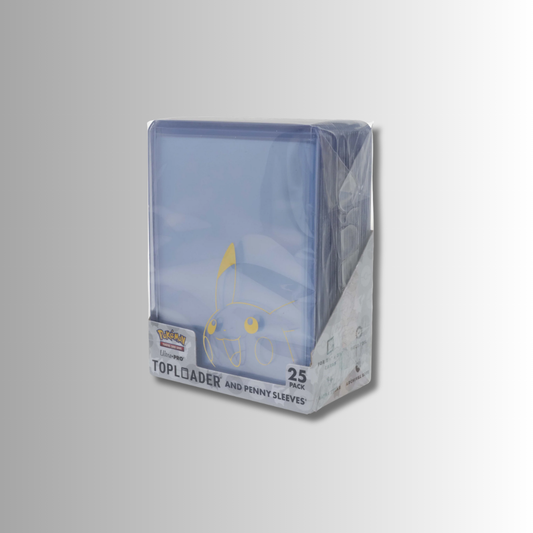 Ultra Pro 3" x 4" Regular Piakchu Toploaders and Penny Sleeves Combo - 25/pk