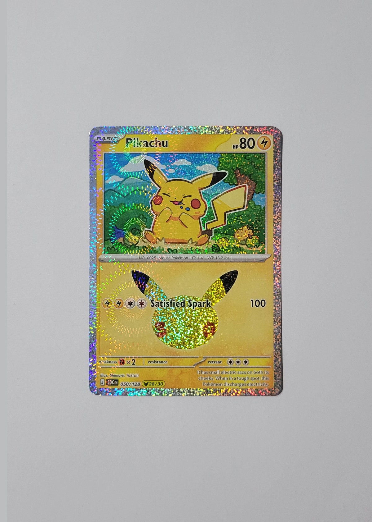 Pikachu 050/128 (28/30) - 30th Celebration
