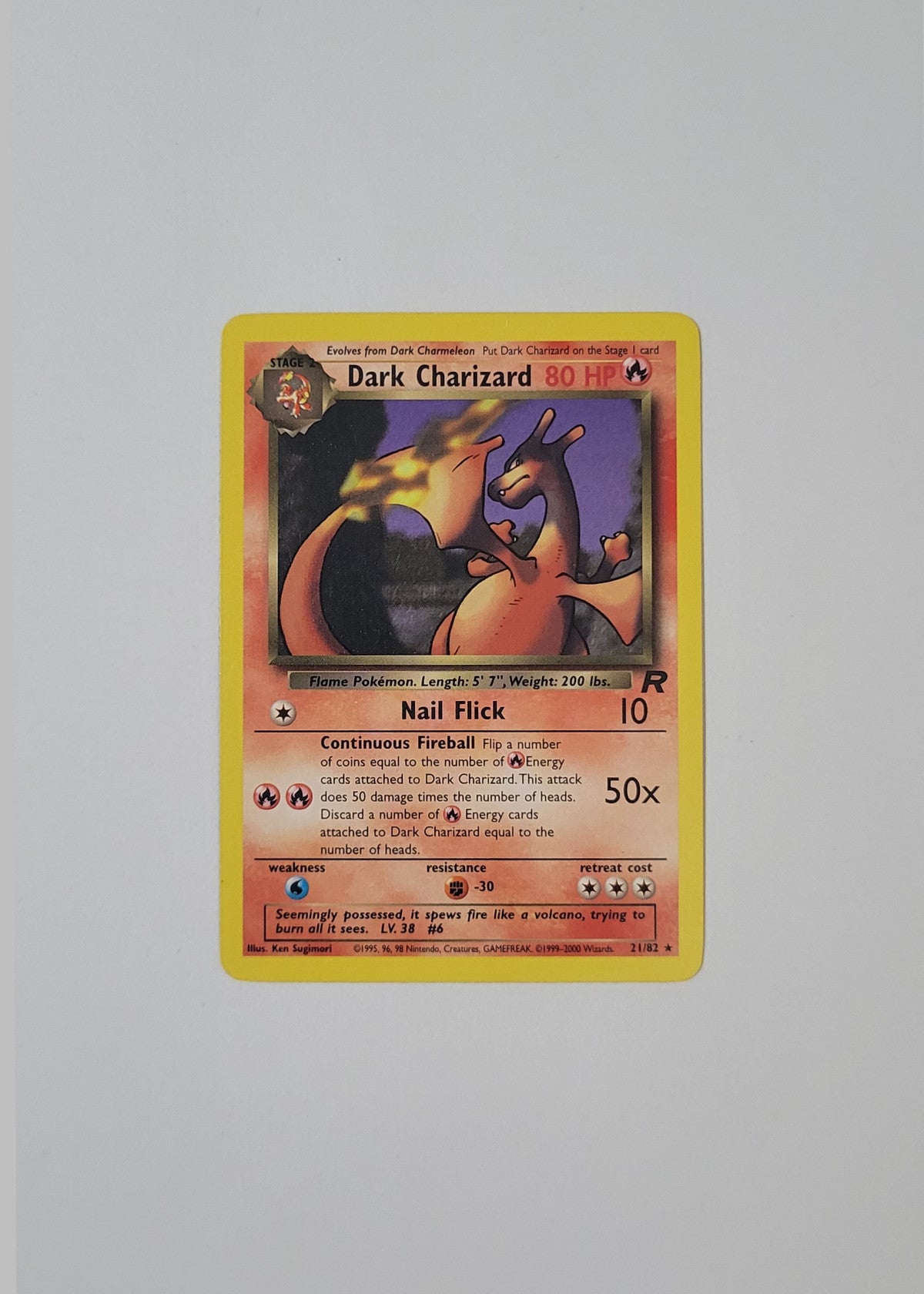Dark Charizard 21/82 (Non-Holo) - Team Rocket