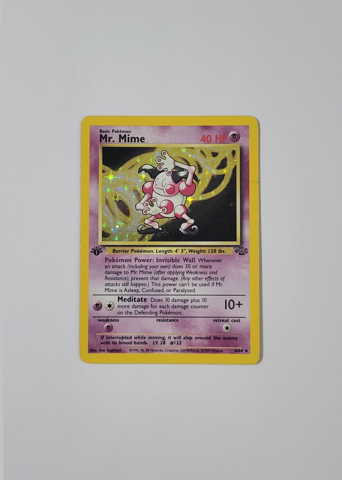 Mr. Mime 6/64 - Jungle (1st Edition)