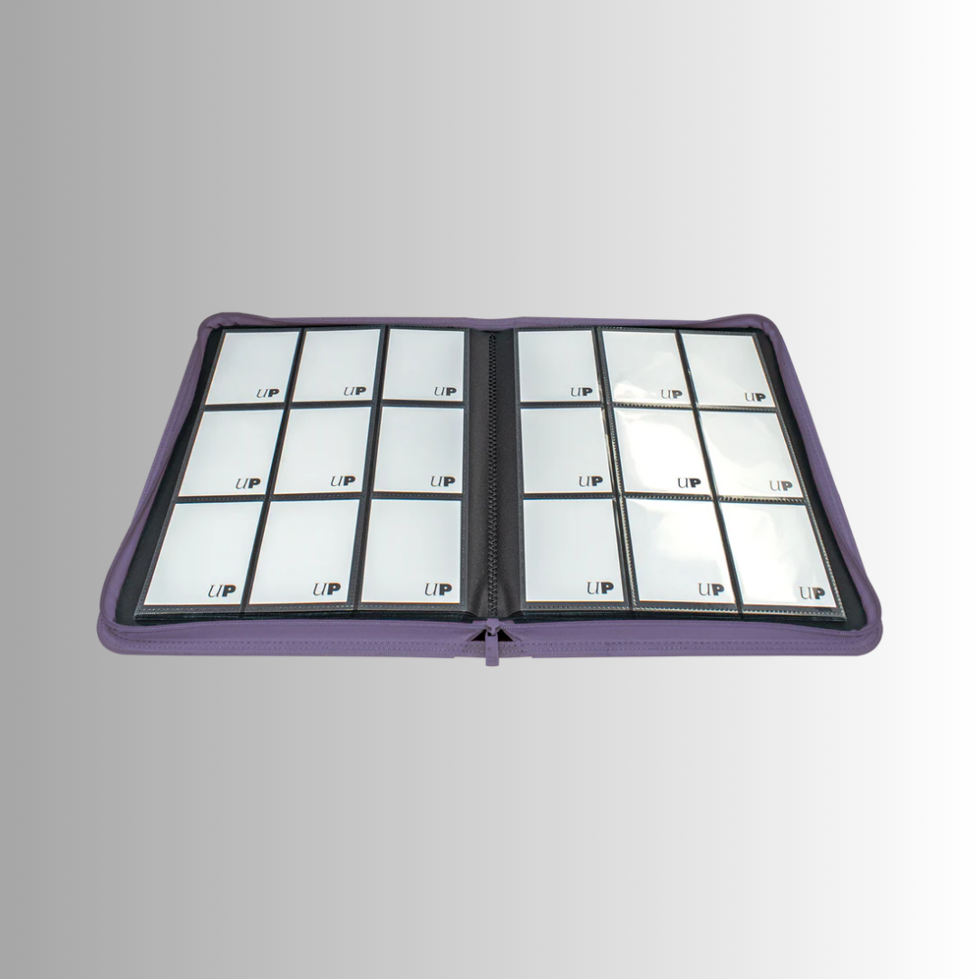Ultra PRO Purple Vivid 9-Pocket Zippered PRO-Binder