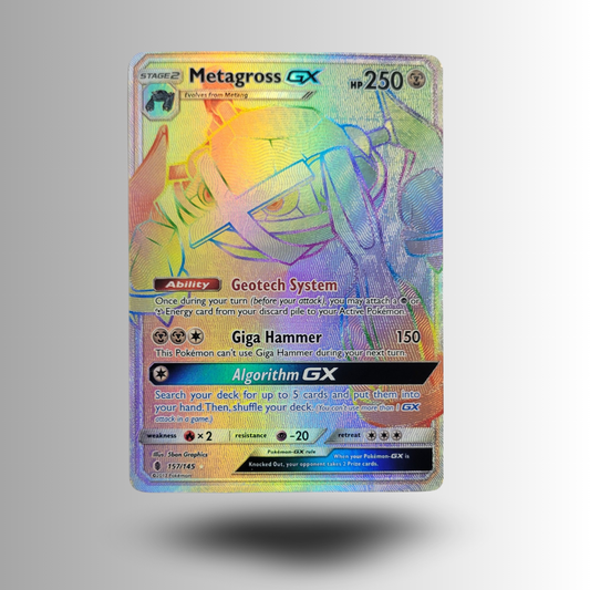 Metagross GX 157/145 - Secret Rare - Guardians Rising