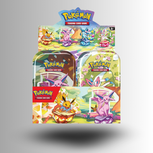 Prismatic Evolutions Mini Tin