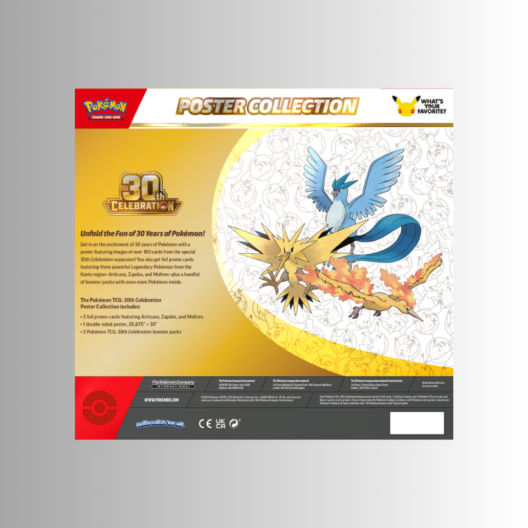 Pokémon TCG: 30th Celebration - Poster Collection
