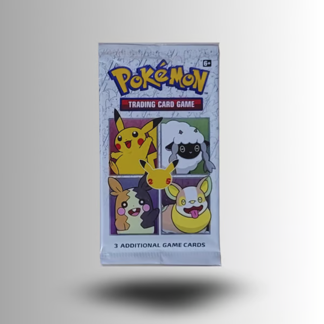 Pokémon 25th Anniversary General Mills 3-Card Booster Pack