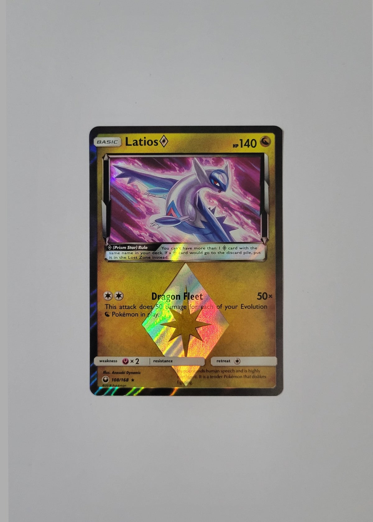 Latios 108/168 (Prism Star) - Celestial Storm