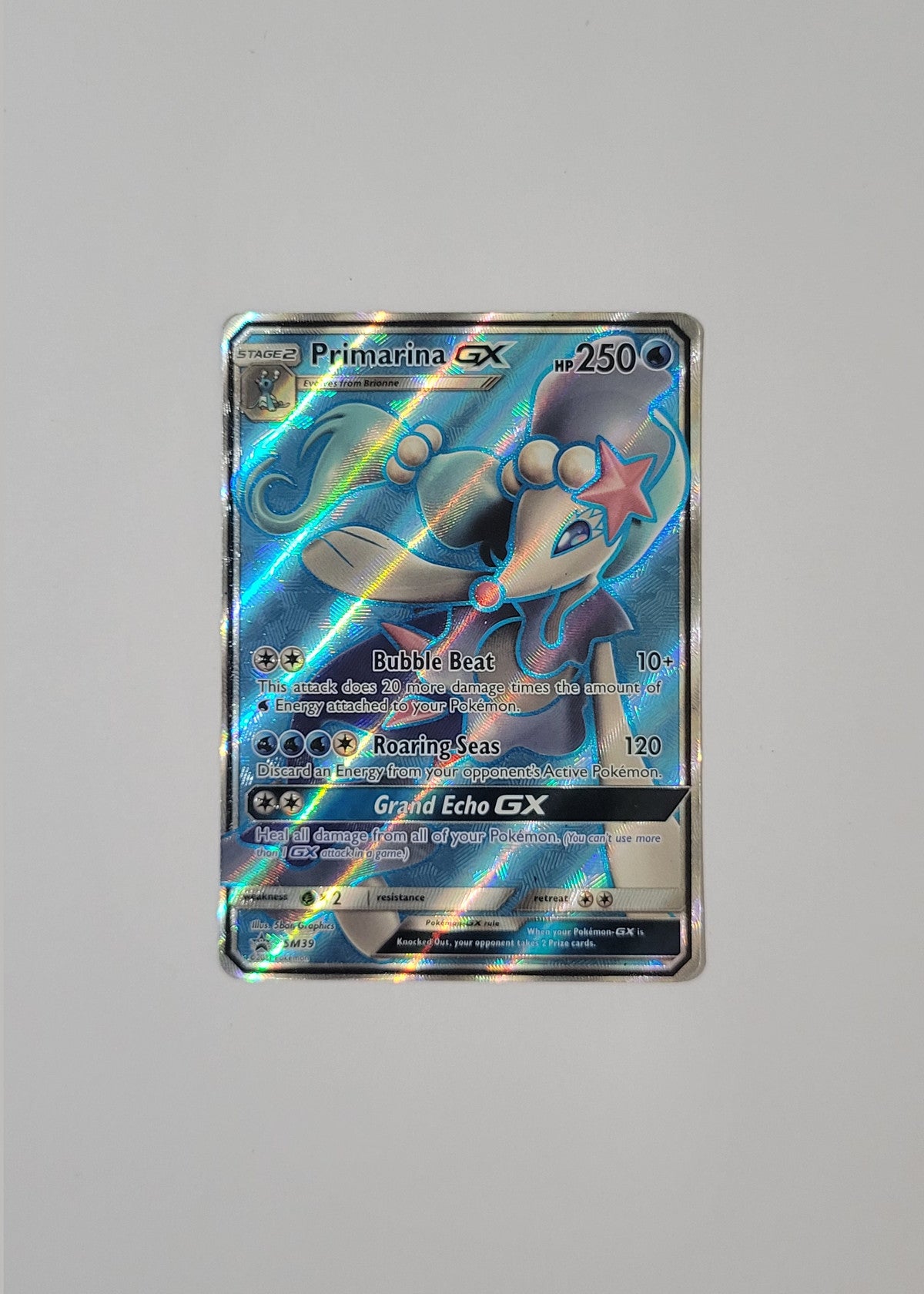 Primarina GX SM39 - Black Star Promo