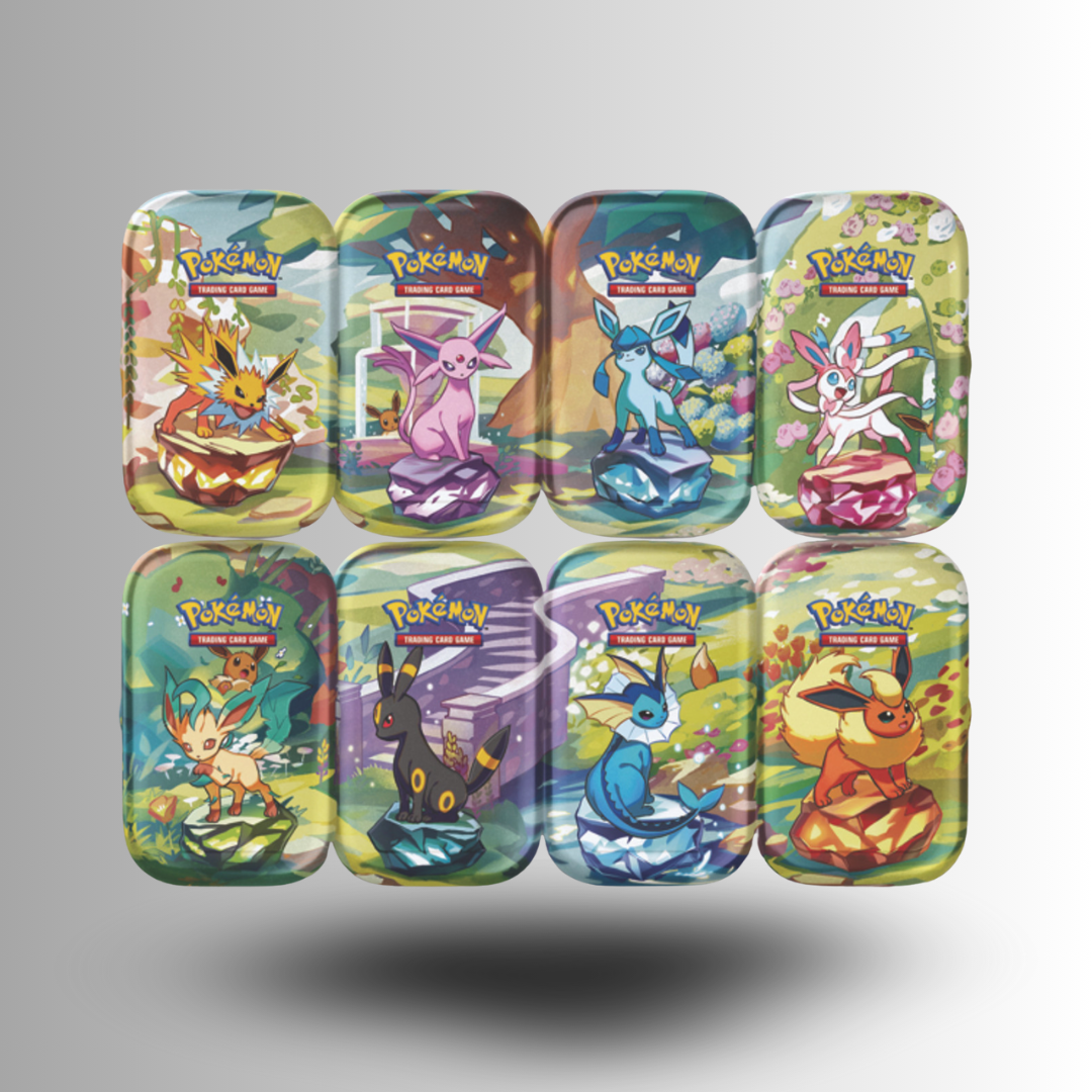 Prismatic Evolutions Mini Tin
