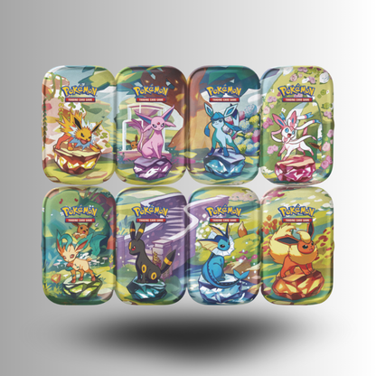 Prismatic Evolutions Mini Tin