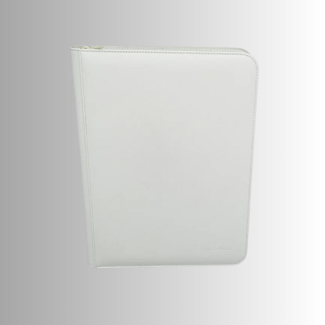 Ultra PRO White Vivid 9-Pocket Zippered PRO-Binder