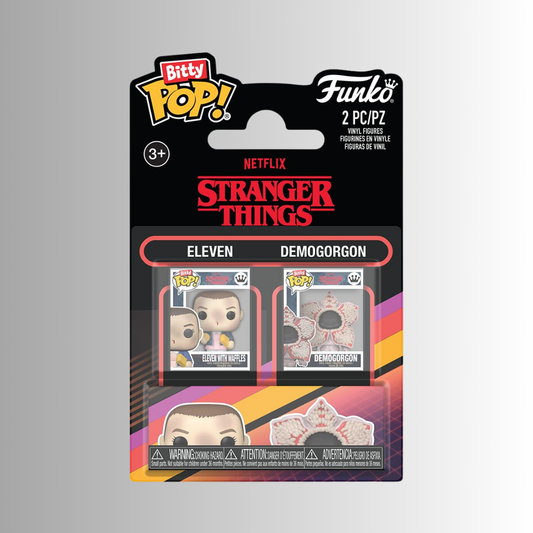 Funko Bitty Pop! Stranger Things Season 1 Eleven and Demogorgon 2-Pack