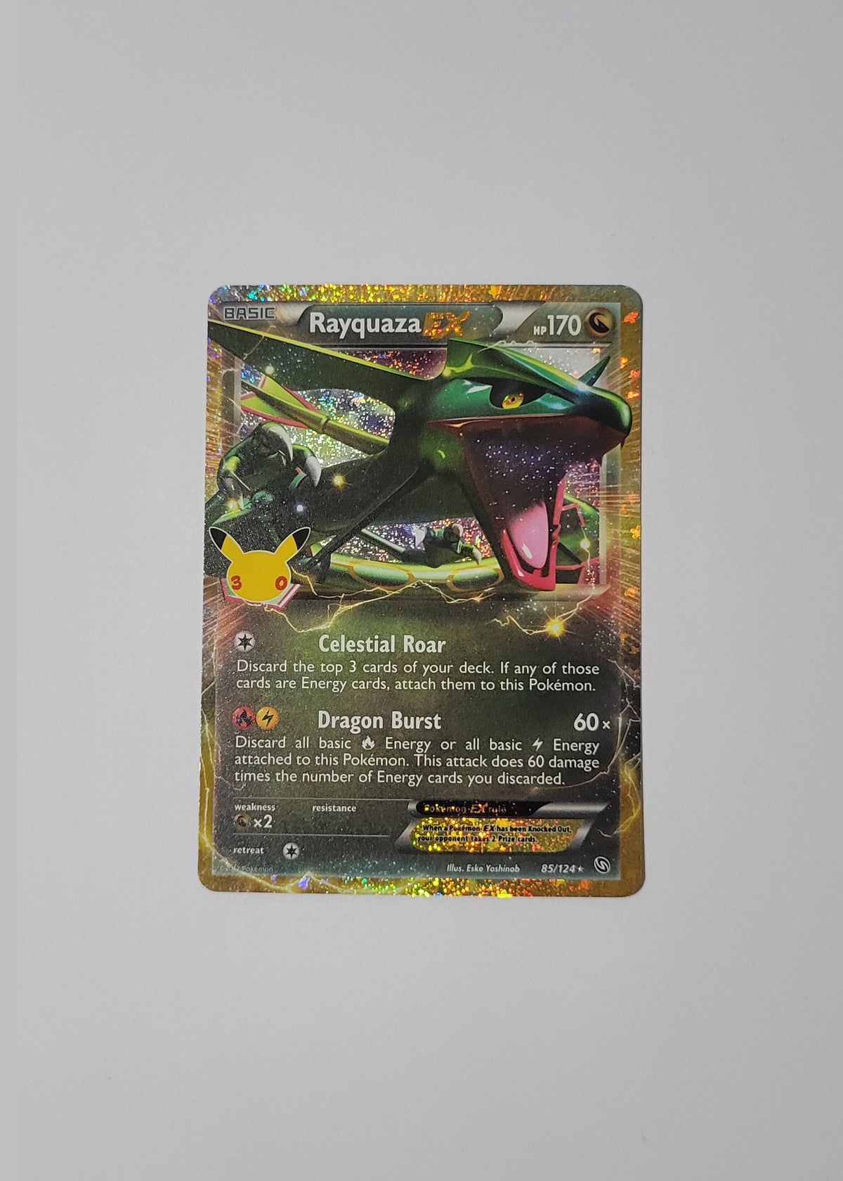 Rayquaza EX 85/124 - 30th Celebration: Classic Collection