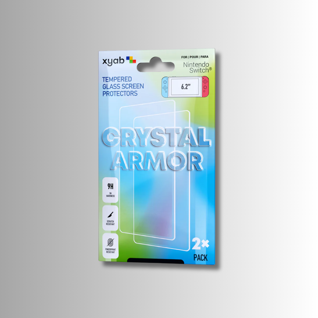 XYAB Tempered Glass Screen Protector (2-Pack) - Nintendo Switch