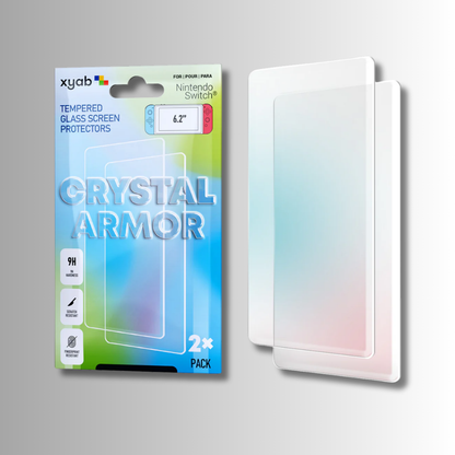 XYAB Tempered Glass Screen Protector (2-Pack) - Nintendo Switch