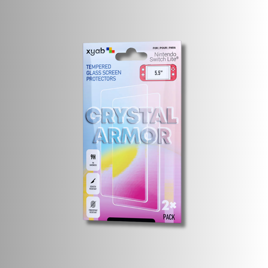XYAB Tempered Glass Screen Protector (2-Pack) - Nintendo Switch Lite