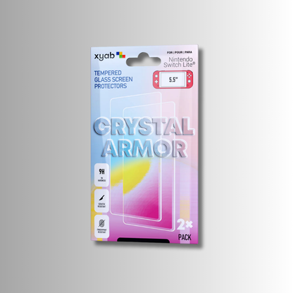 XYAB Tempered Glass Screen Protector (2-Pack) - Nintendo Switch Lite