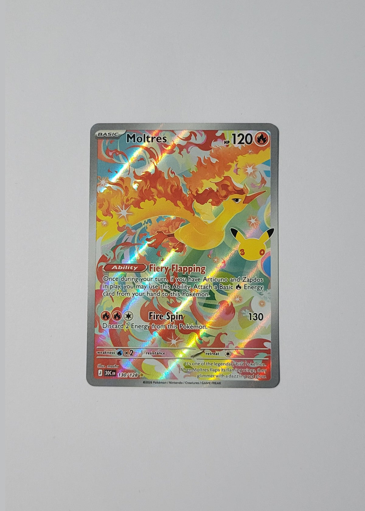 Moltres 130/128 - 30th Celebration