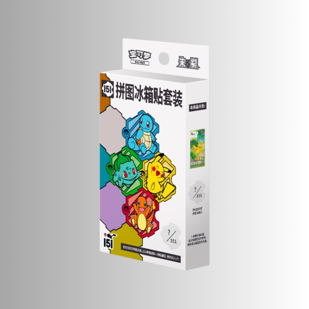 Collect 151 Puzzle Refrigerator Magnet Set (S-Chinese)