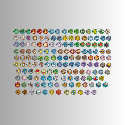 Collect 151 Puzzle Refrigerator Magnet Set (S-Chinese)