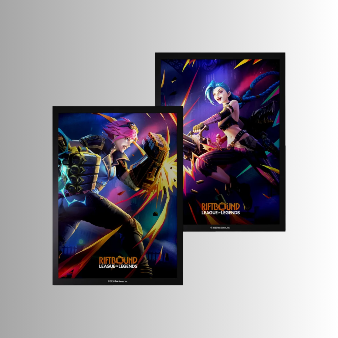 Riftbound: Vendetta Art Sleeves - Vi vs. Jinx (100ct)