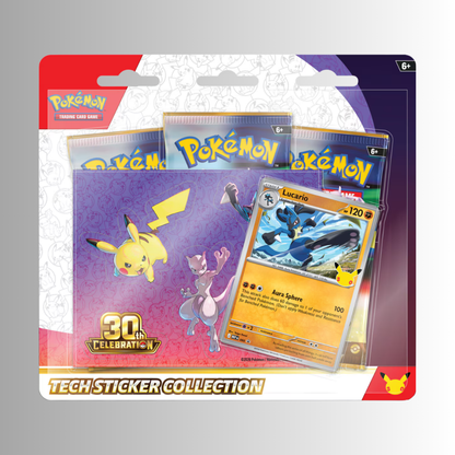 Pokémon TCG: 30th Celebration - Tech Sticker Collection (Styles May Vary)
