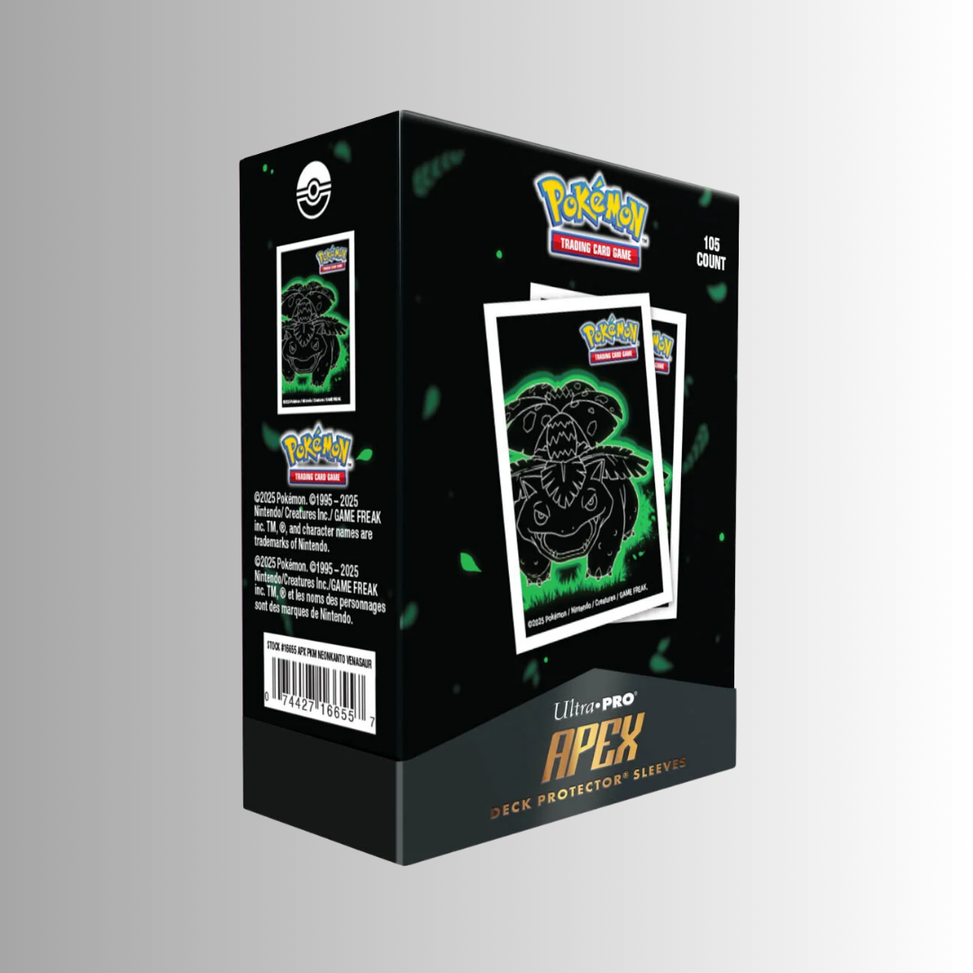 Ultra PRO APEX Neon Kanto Venusaur Deck Protector Sleeves