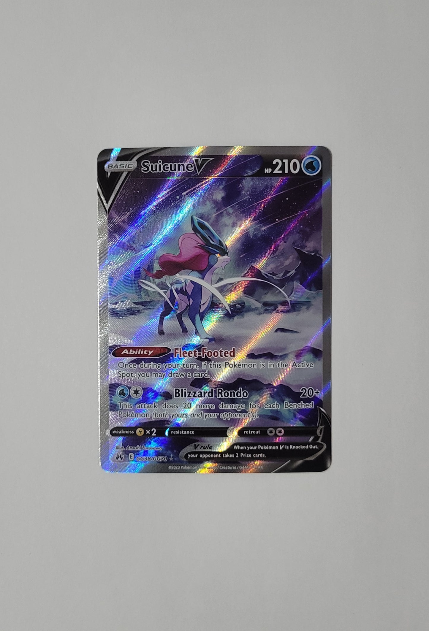 Suicune V GG38/GG70 - Crown Zenith: Galarian Gallery