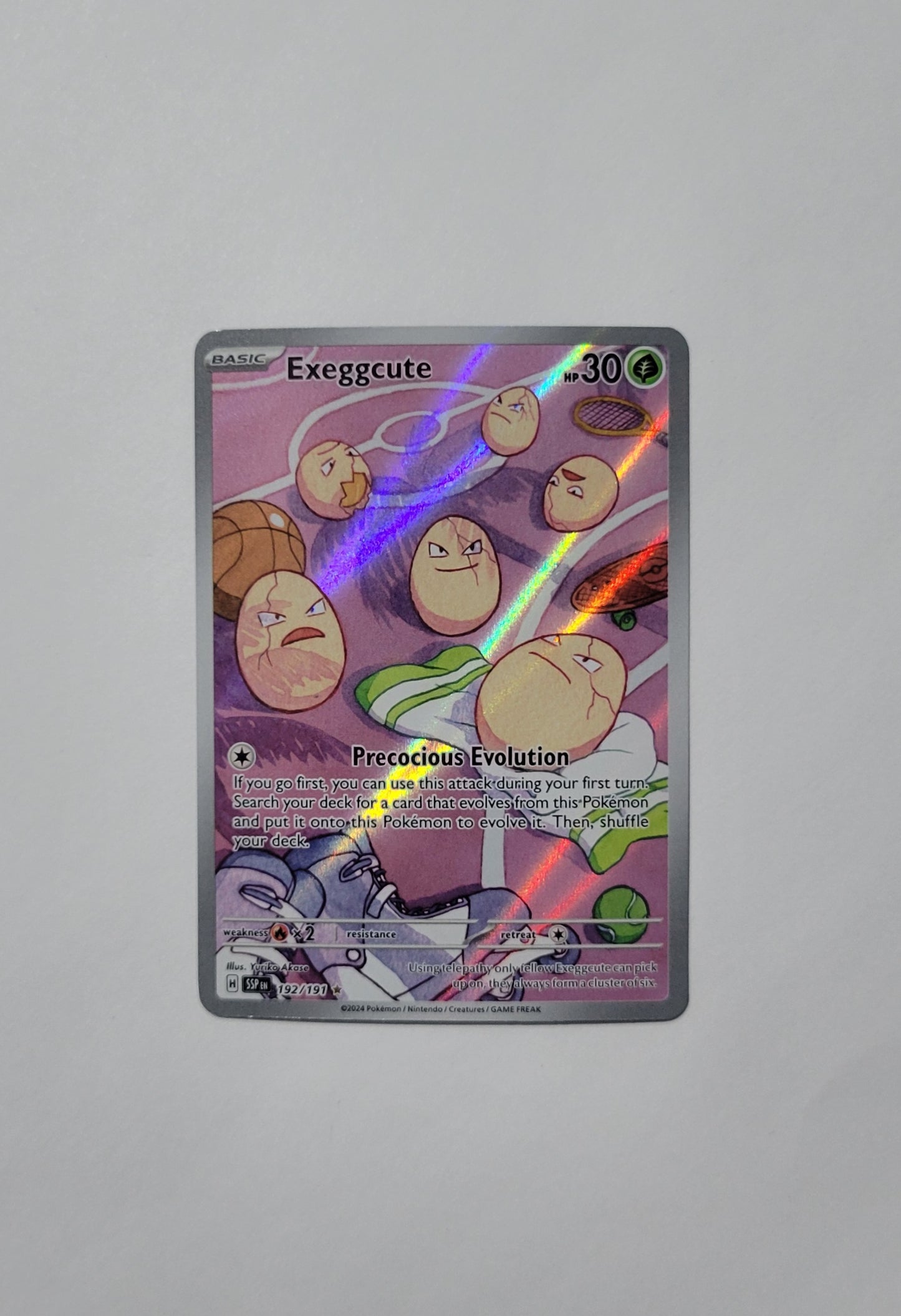 Exeggcute 192/191 - Illustration Rare - Surging Sparks