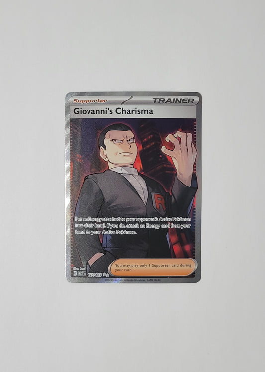 Giovanni's Charisma 197/165 - 151