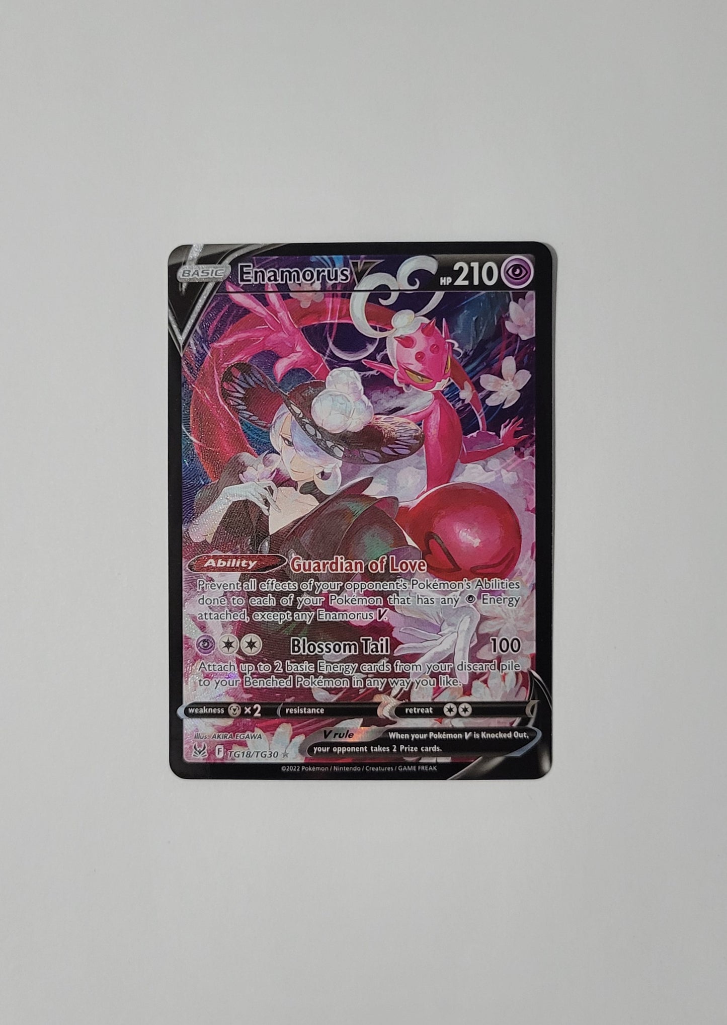 Enamorus V TG18/TG30 - Lost Origin: Trainer Gallery