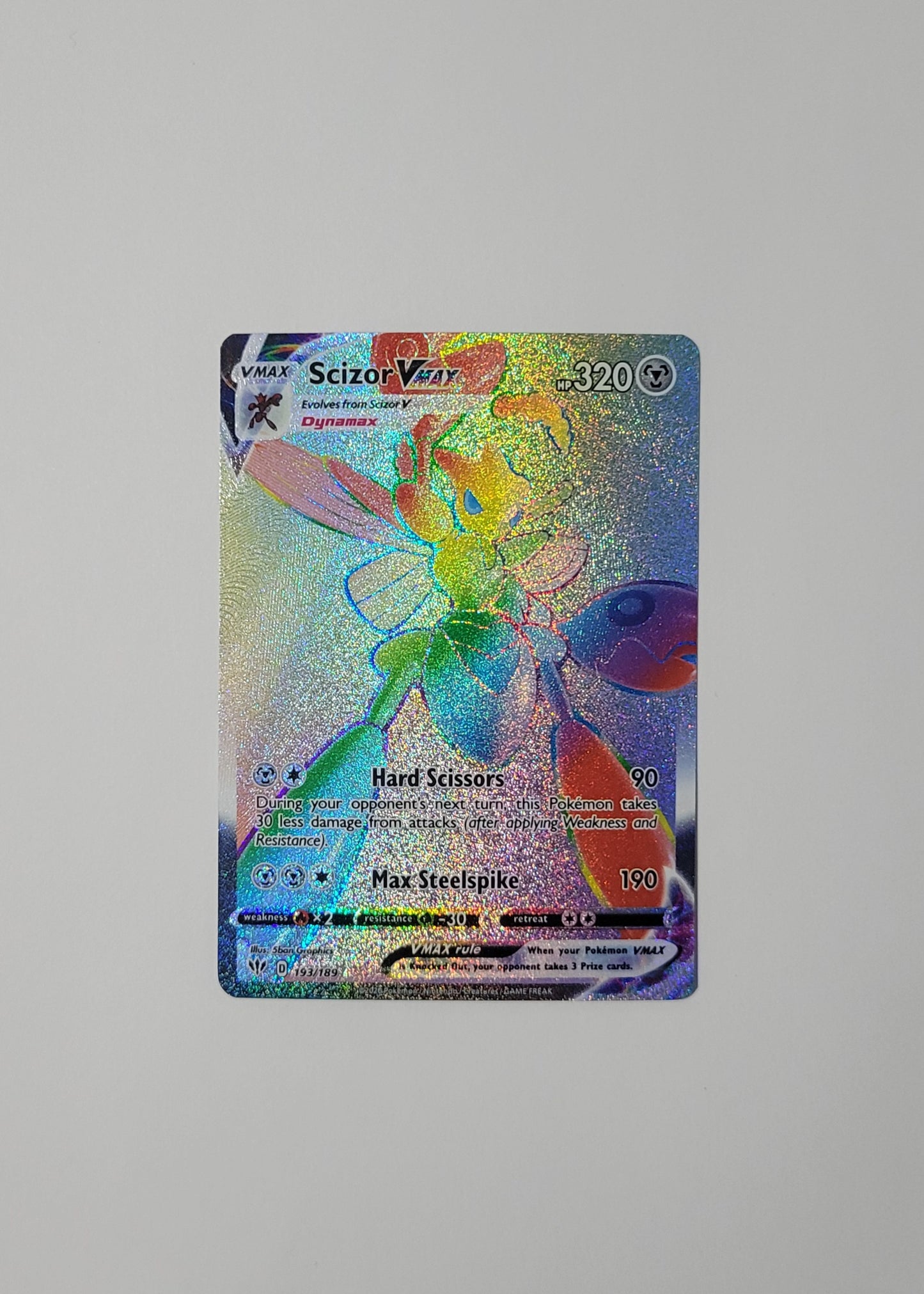 Scizor VMAX 193/189 - Secret Rare - Battle Styles