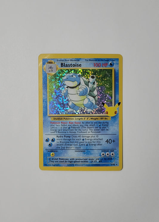 Blastoise 2/102 - Holo Rare - Celebrations