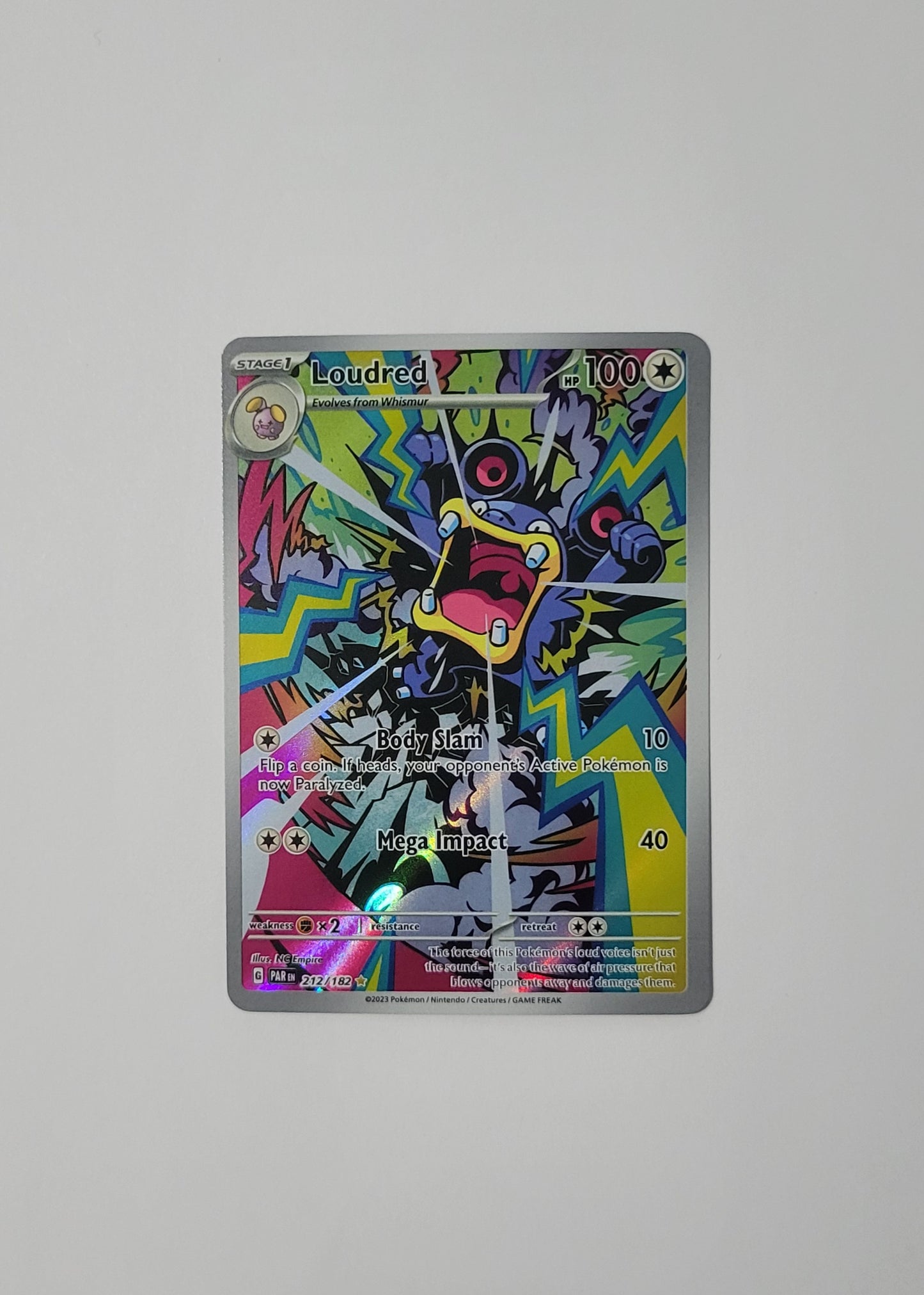 Loudred 212/182 - Illustration Rare - Paradox Rift