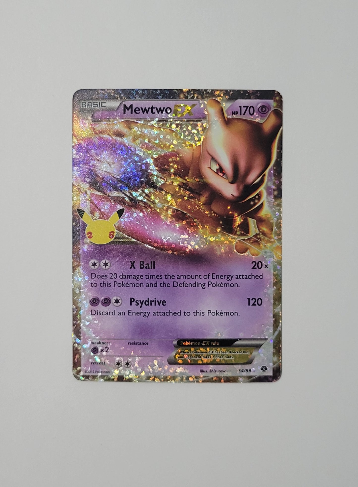 Mewtwo ex 54/99 - Holo Rare - Celebrations