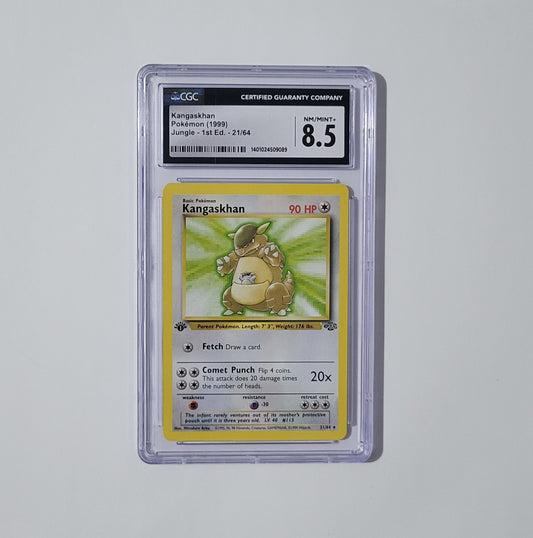 Kangaskhan 21/64 - Non-Holo Rare - Jungle (1st Edition) - CGC 8.5