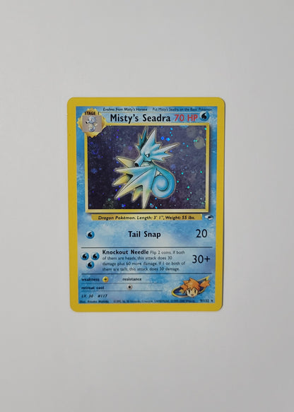 Misty's Seadra 9/132 - Holo Rare - Gym Heroes