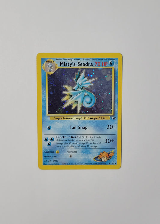Misty's Seadra 9/132 - Holo Rare - Gym Heroes