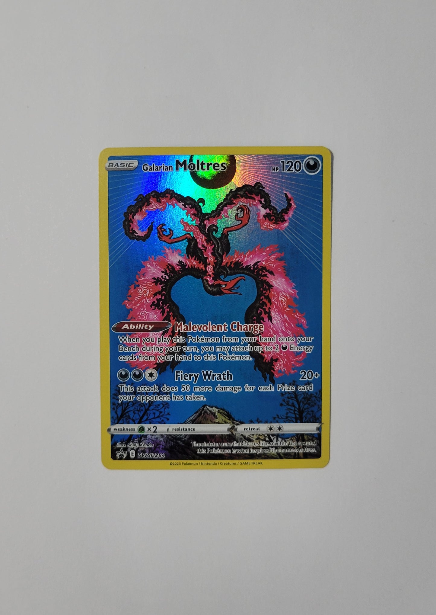 Galarian Moltres SWSH284 - Black Star Promo