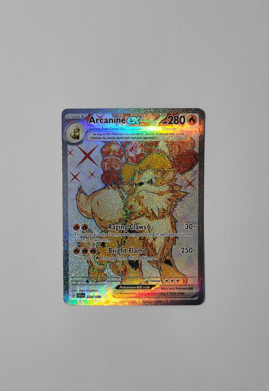 Arcanine ex 224/198 - Ultra Rare - Scarlet & Violet