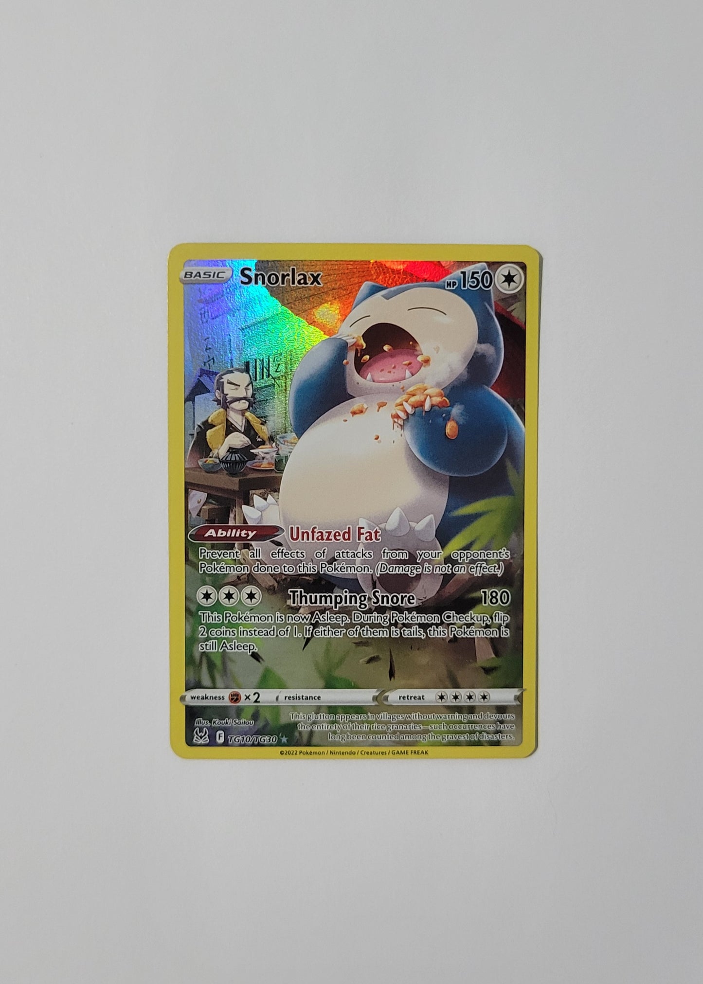 Snorlax TG10/TG30 - Lost Origin: Trainer Gallery