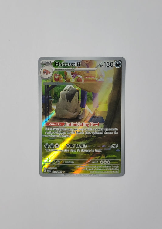 Mabosstiff 218/198 - Illustration Rare - Scarlet & Violet